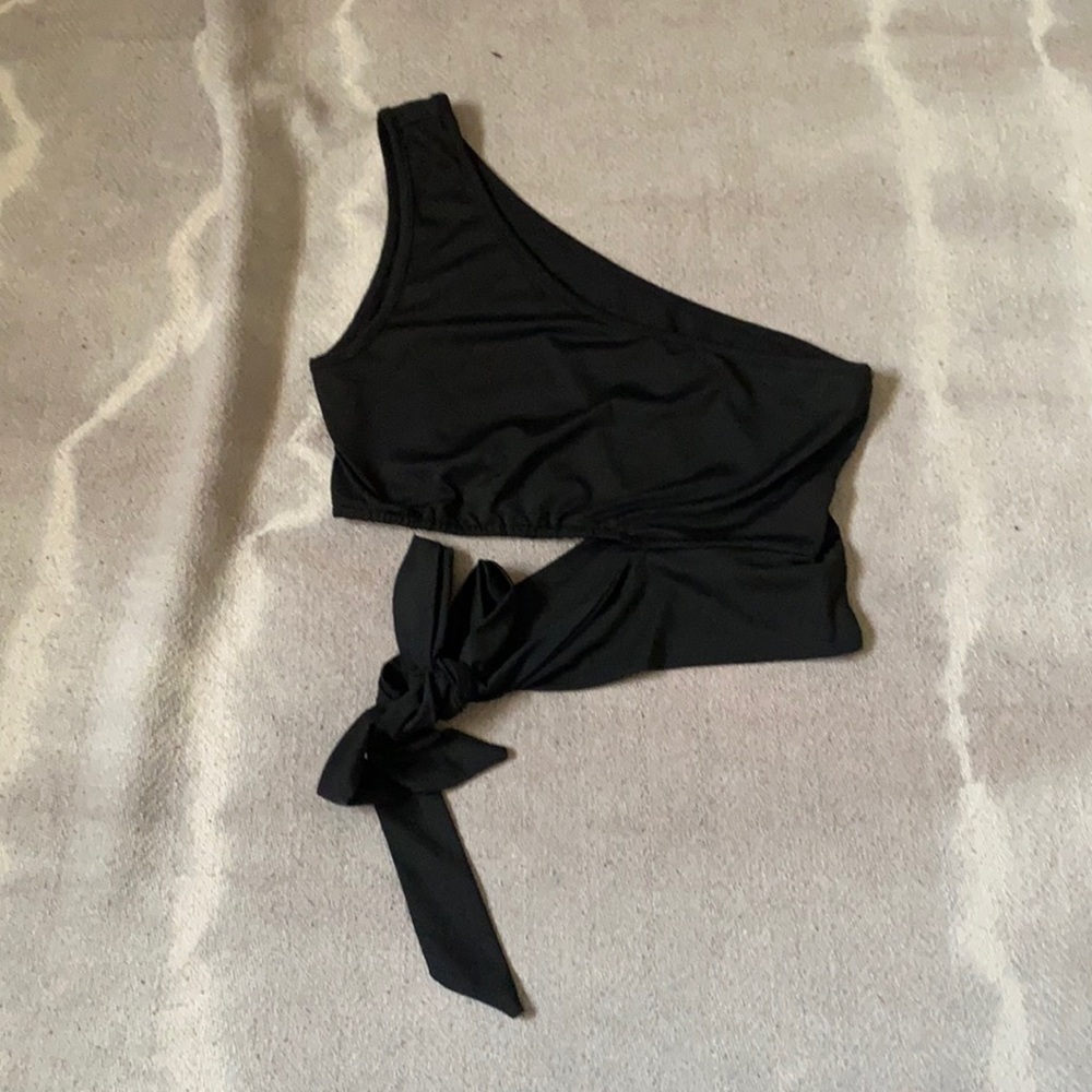 Black One Shoulder top